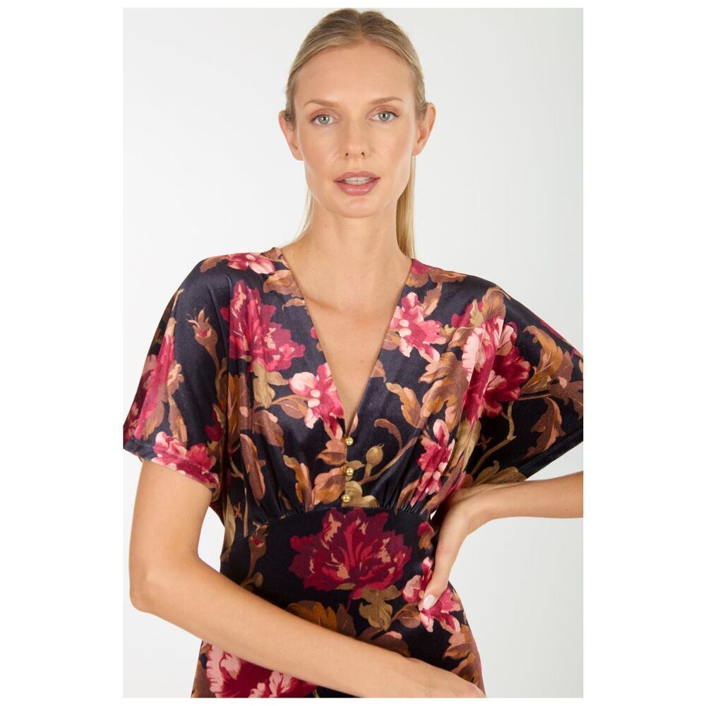 Super Natural by Secret Mission Kennedy Midi Dress Size S NWT - Picture 3 of 13